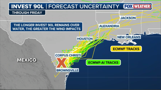 Narrow window ahead for Invest 90L to become Tropical Storm Arthur