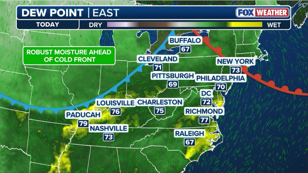 Analysis: Ingredients align across eastern U.S. to fuel severe storms and flash floods