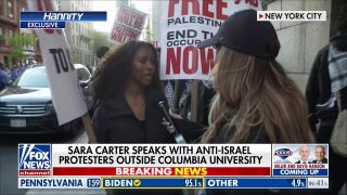 Sara Carter talks with anti-Israel protesters - Fox News