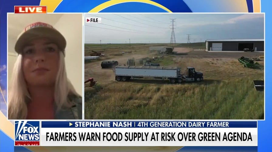 Farmer says Biden is trying to push agriculture out of the US