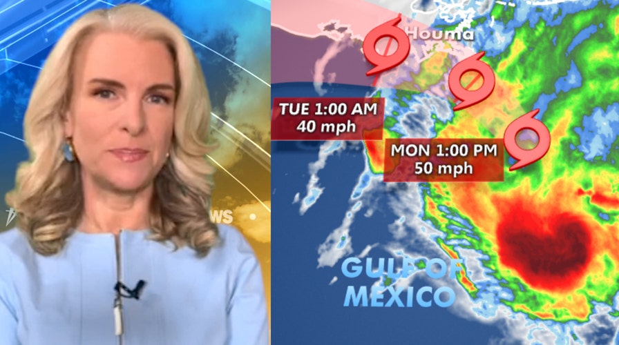 National forecast for Monday, August 24