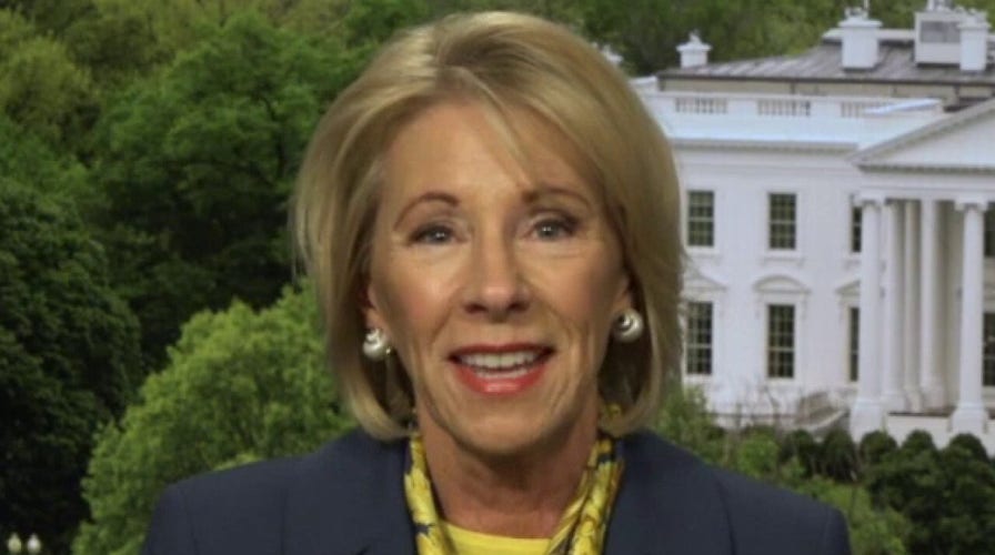 Betsy DeVos on students returning to classrooms amid coronavirus pandemic