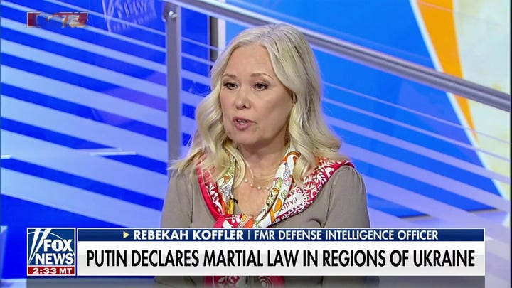 Putin is 'clearing the path for nuclear warfare' with martial law declaration: Rebekah Koffler