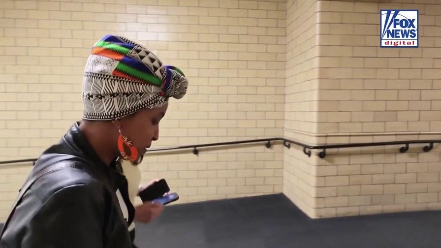 Rep. Ilhan Omar ignores reporter's question about her son's home being raided by police