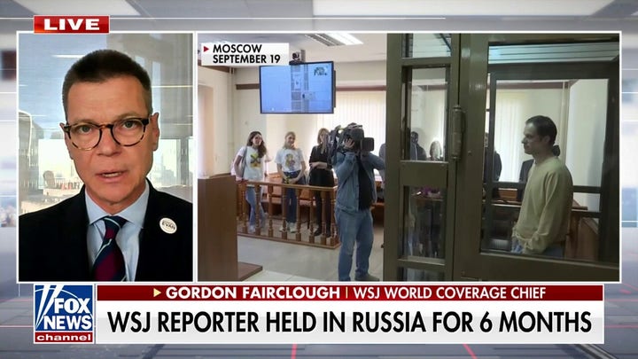 Wall Street Journal reporters detention in Russia reaches six-month mark 