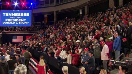 President floats 'Trump Ocean' as he proposes renaming Atlantic or Pacific during Tennessee rally