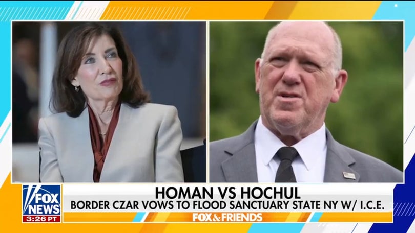 Hochul and Homan clash over ICE deployment