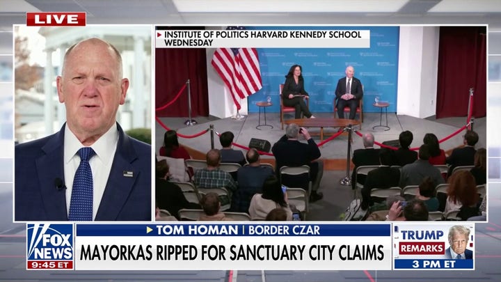 Tom Homan fires back at Mayorkas' latest 'lies' on immigration