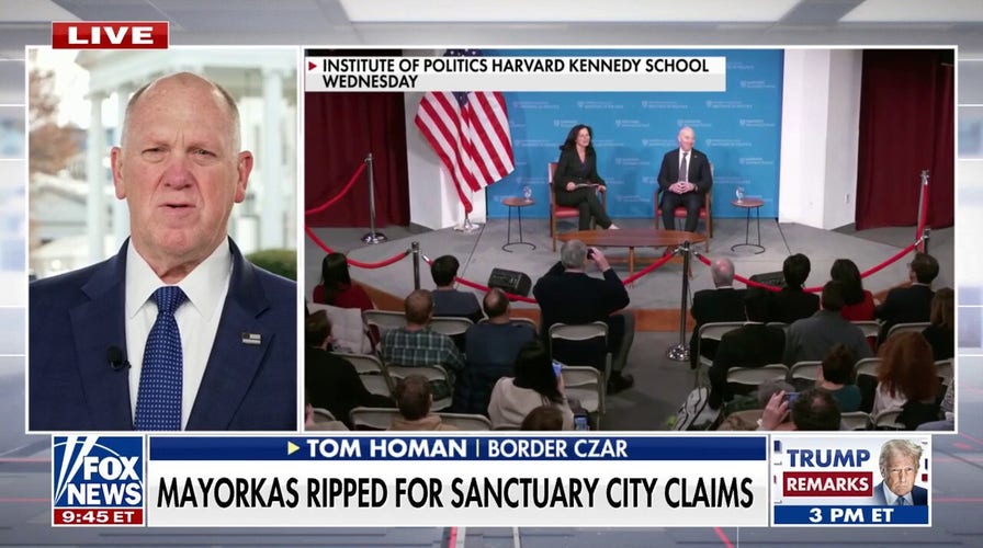 Tom Homan fires back at Mayorkas' latest 'lies' on immigration