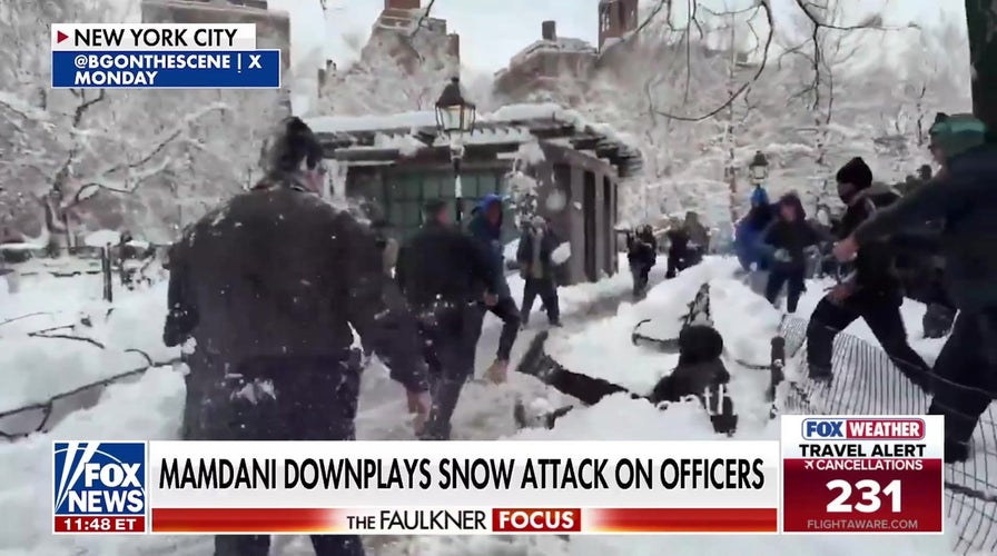 Mamdani calls attack on NYPD officers 'a snowball fight'