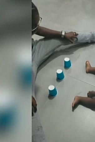 Toddler STUNS with game