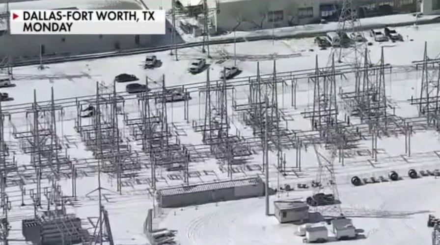 Texas winter storm freezes wind turbines, causes blackouts