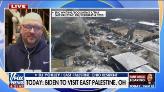 President Biden criticized for taking one year to visit East Palestine - Fox News