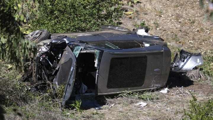Tiger Woods SUV moving at 'high rate of speed' before rollover: Report