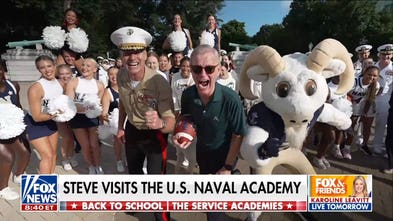US Naval Academy showcases midshipmen excelling in next-gen tech, athletics