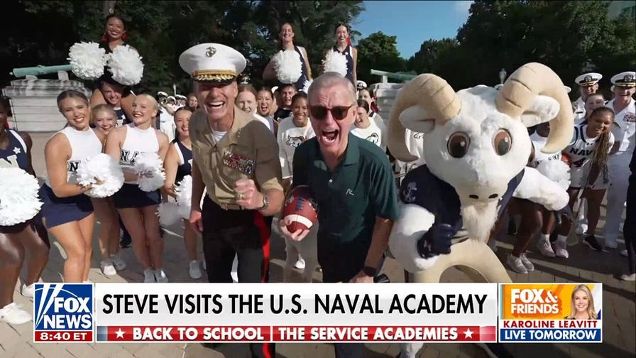 US Naval Academy showcases midshipmen excelling in next-gen tech, athletics