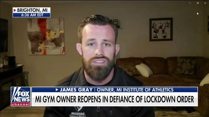 MI gym owner reopens in defiance of lockdown order