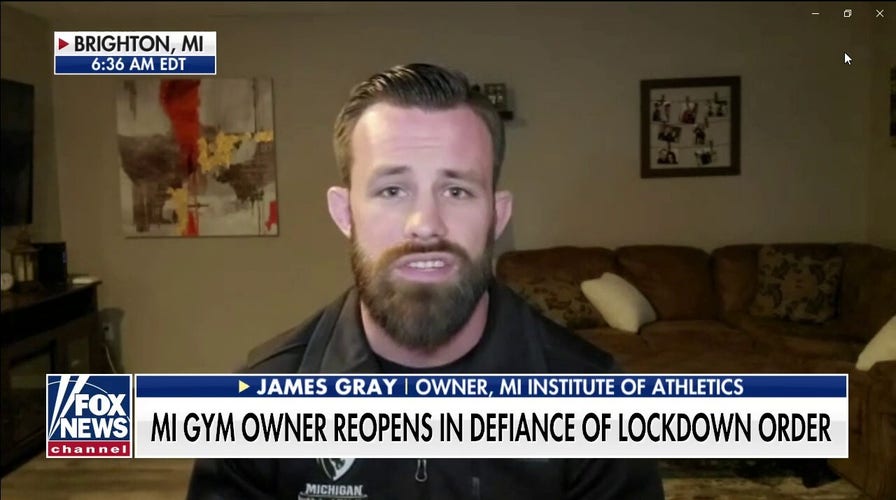 MI gym owner reopens in defiance of lockdown order