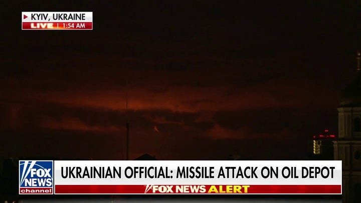 'Russian missile' strike on oil depot near Kyiv: Ukrainian official