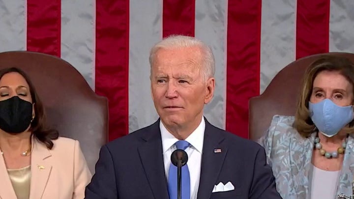 Biden rolls out ambitious policy agenda during address to Congress