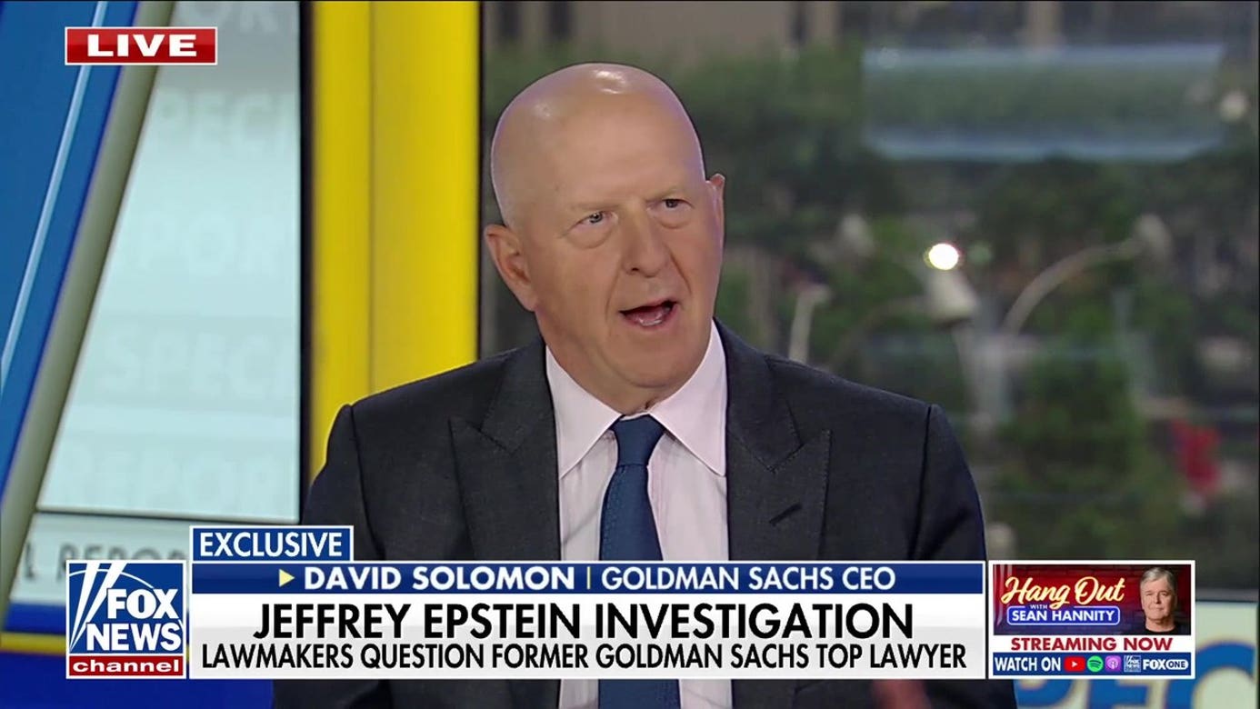 Goldman Sachs CEO sizes up US economy, AI race and impact of Iran conflict