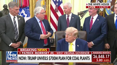 West Virginia governor praises Trump's focus on energy jobs