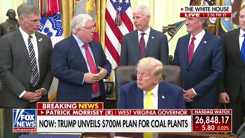 West Virginia governor praises Trump's focus on energy jobs
