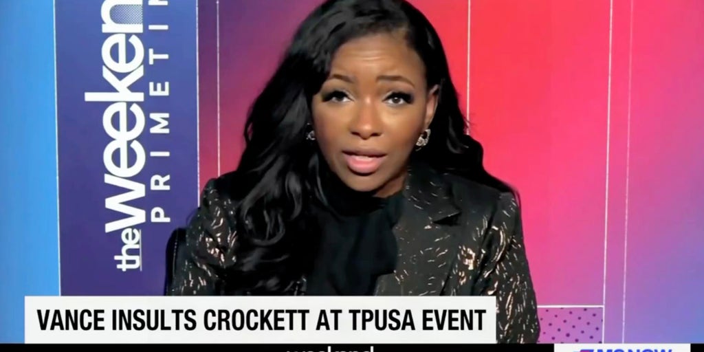 Jasmine Crockett fires back at JD Vance's 'street girl' criticism of her at TPUSA conference