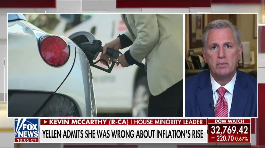 Rep. Kevin McCarthy slams Biden's on energy as gas prices surge: 'Create more supply'