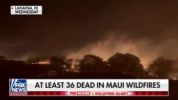 At least 36 dead as wildfires sweep across Maui