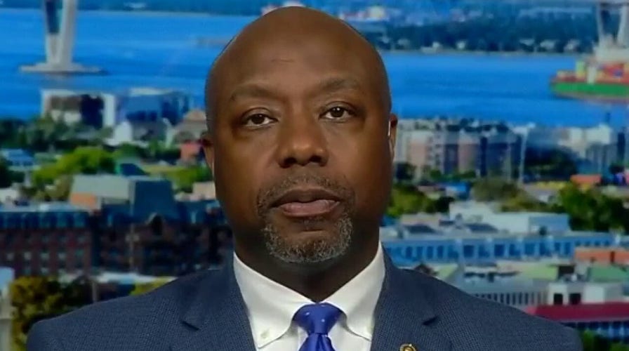 Sen. Tim Scott says Joe Biden's record on African-American issues has been questioned by his own party