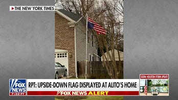 Justice Alito claims no involvement in upside-down flag outside house