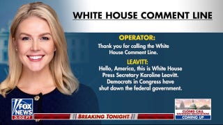 White House points fingers at Dems for government shutdown