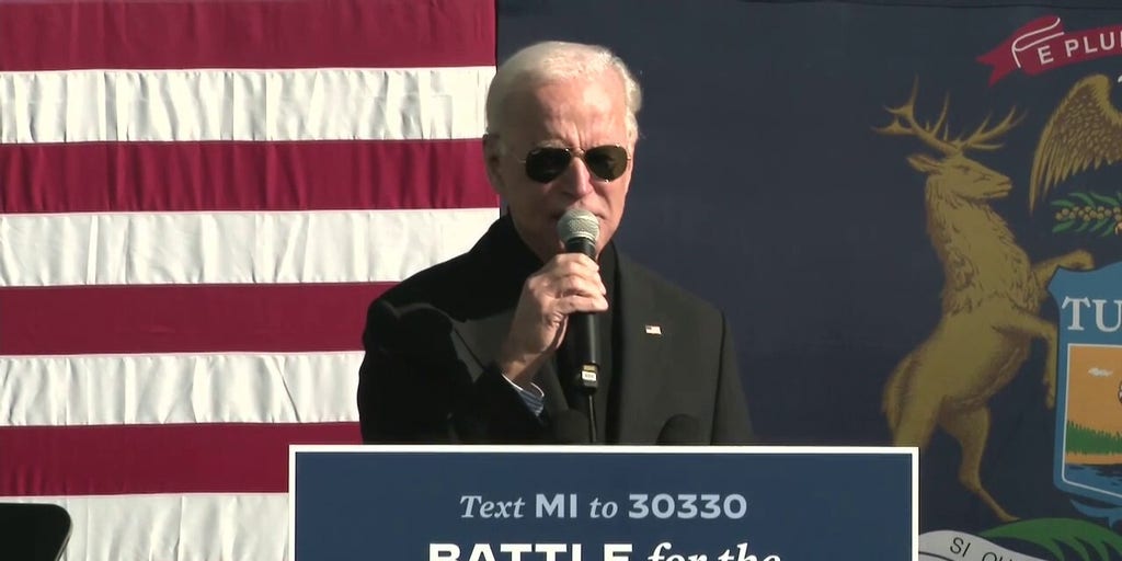 Biden Stumbles Over His Words At Michigan Rally Featuring Obama | Fox ...