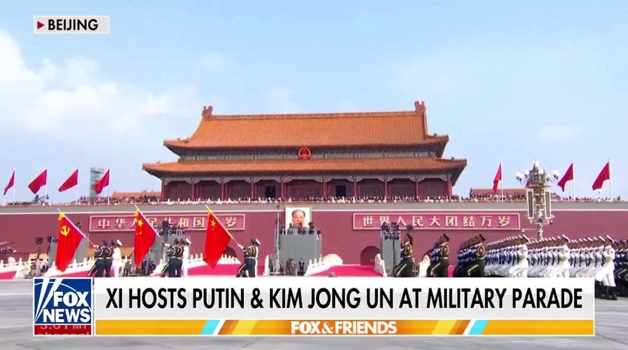 China hosts Vladimir Putin, Kim Jong Un during military parade