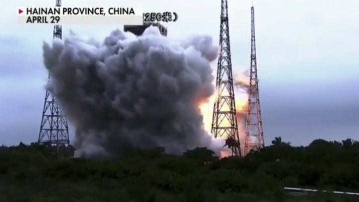 Enormous Chinese rocket could crash back to Earth