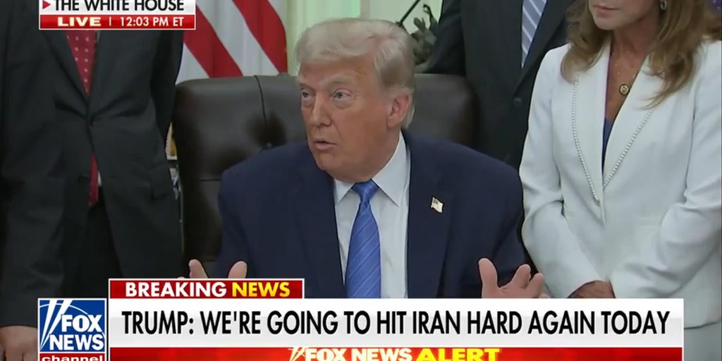 Trump reveals US military took out 22 Iranian ships ‘late at night’