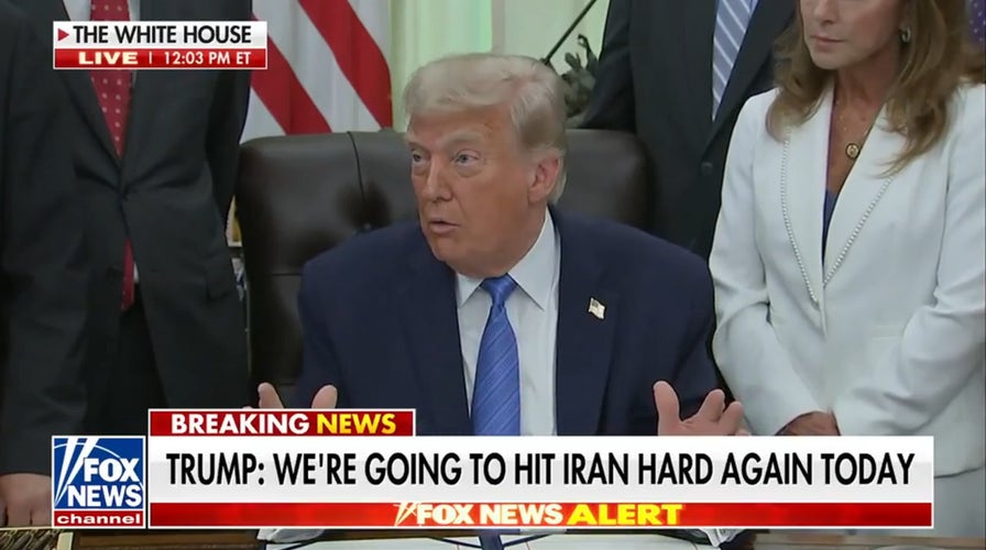 Trump reveals US military took out 22 Iranian ships ‘late at night’
