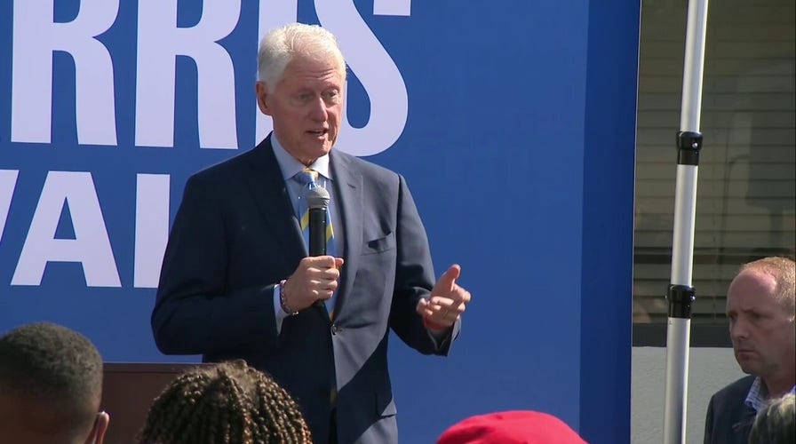 Bill Clinton praises Biden, Harris on border policy