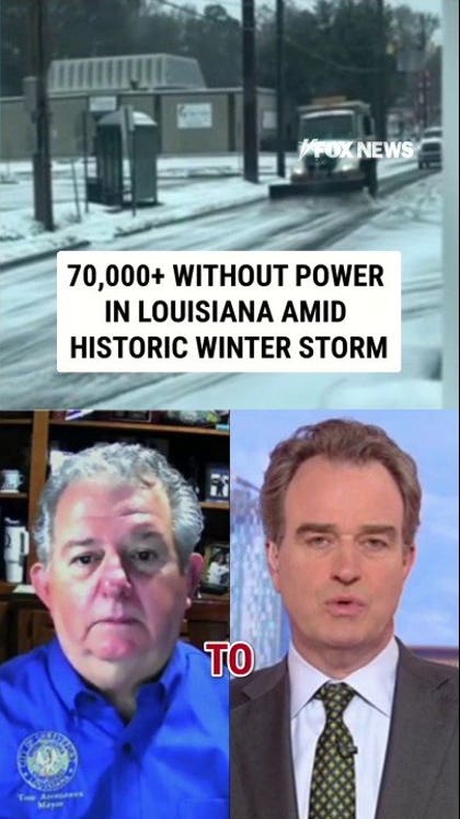 More than 70,000 without power in Louisiana amid HISTORIC winter storm