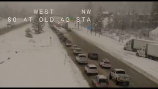 Winter conditions cause spinouts, heavy backups on California highway lanes