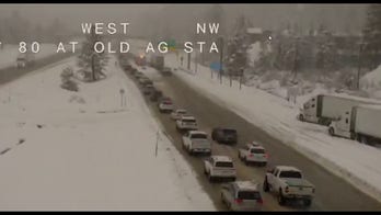 Winter conditions cause spinouts, heavy backups on California highway lanes