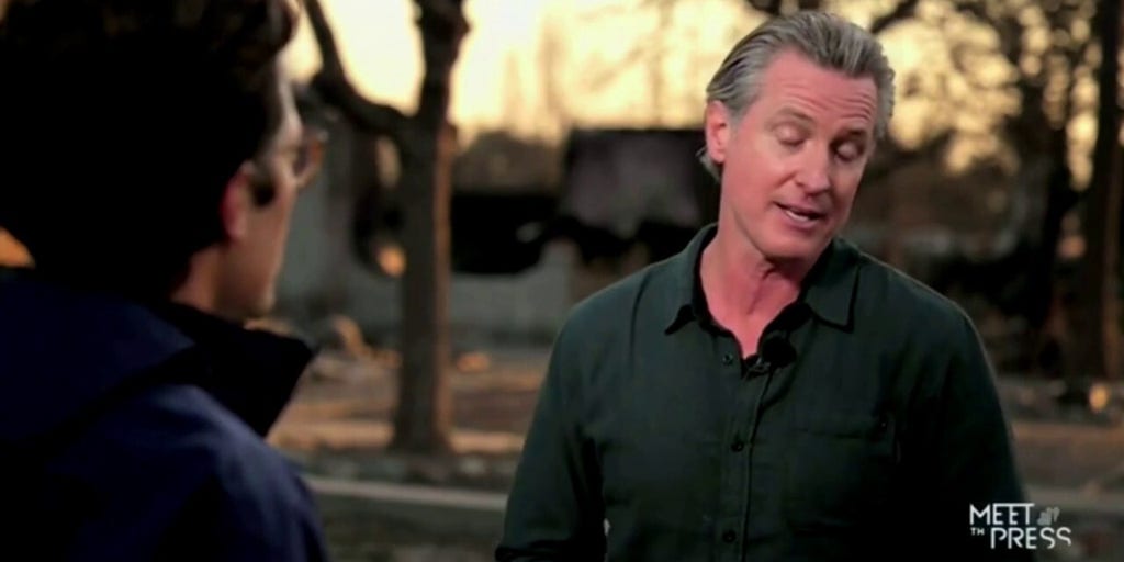 Gov. Gavin Newsom pressed on whether 'buck stops with' him as governor amid devastating LA fires