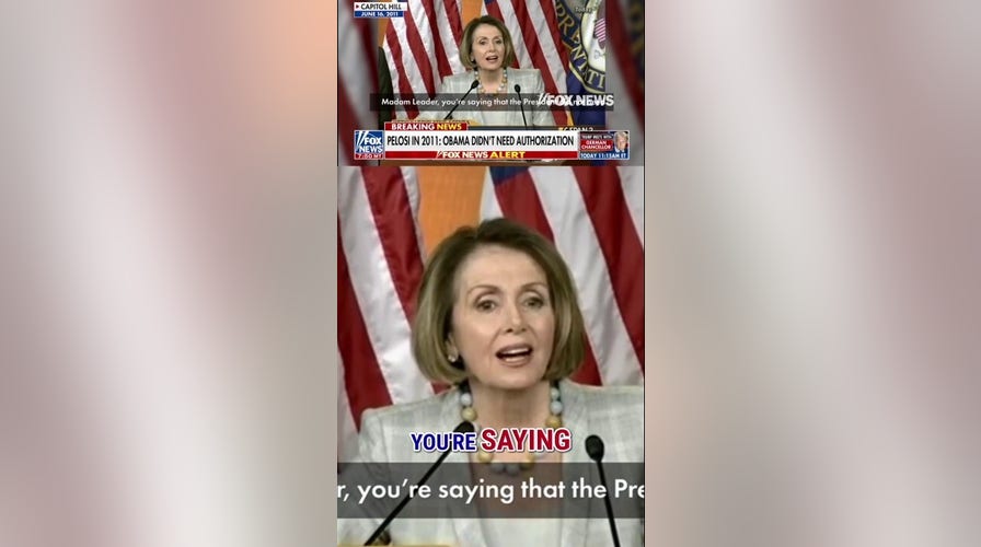 FLASHBACK: Pelosi backs Libya strikes without congressional approval