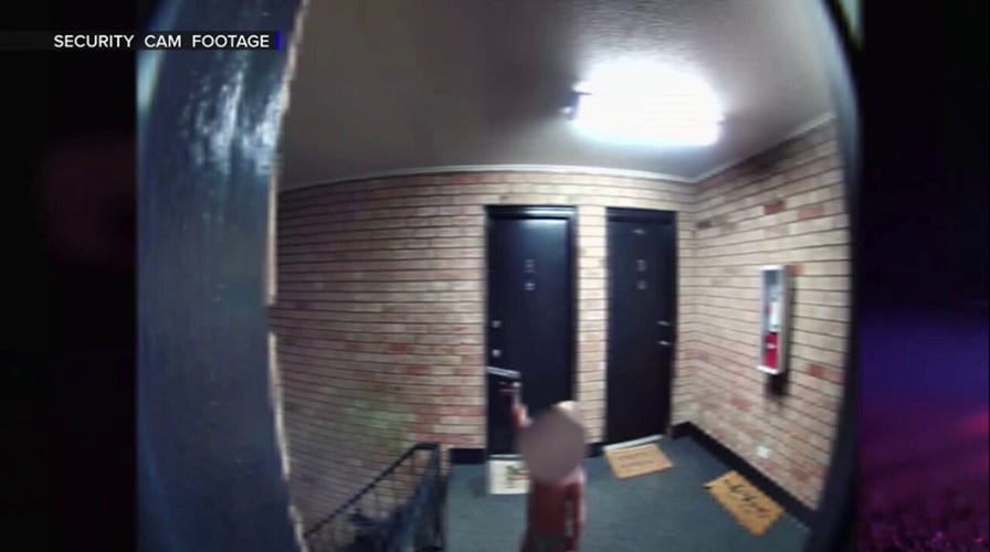 Shocking video of unsupervised toddler in diapers wielding a gun outside his family's apartment