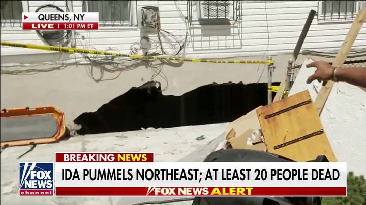 Ida pummels Northeast; at least 20 people dead 