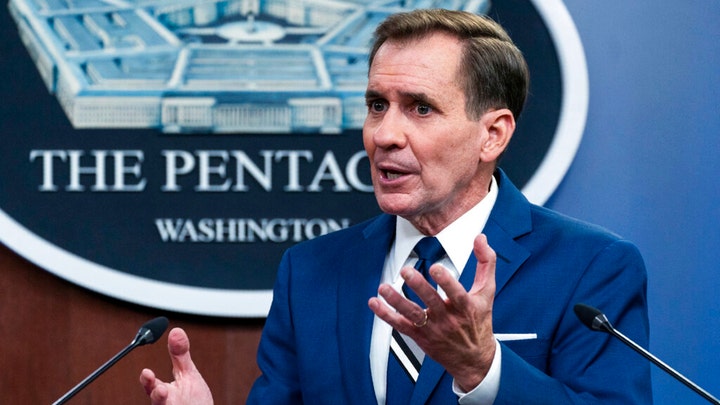 Pentagon officials hold a briefing as Afghanistan evacuation deadline approaches