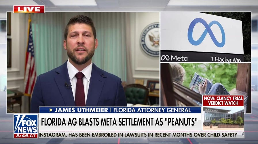 Florida’s AG calls Meta settlement ‘peanuts’