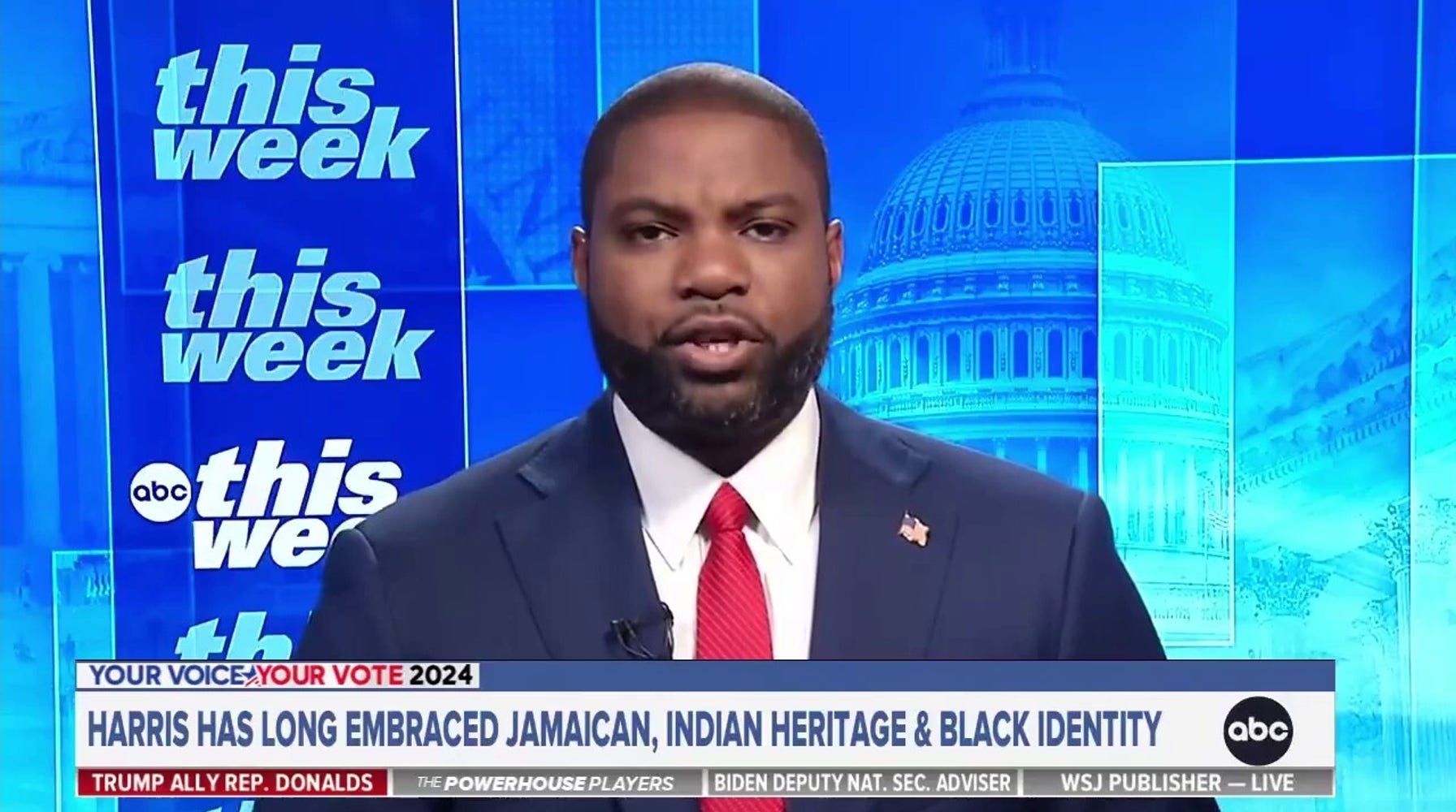 ABC Host Grills Rep. Donalds on VP Harris' Racial Identity in Heated Exchange