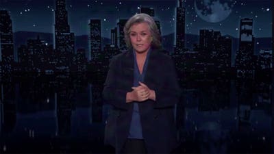 Rosie O'Donnell wraps up Kimmel week with more Trump name-calling